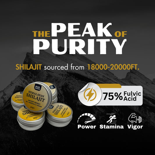 DrSheikh 100% Pure Himalayan Shilajit – Gold Grade, High Potency