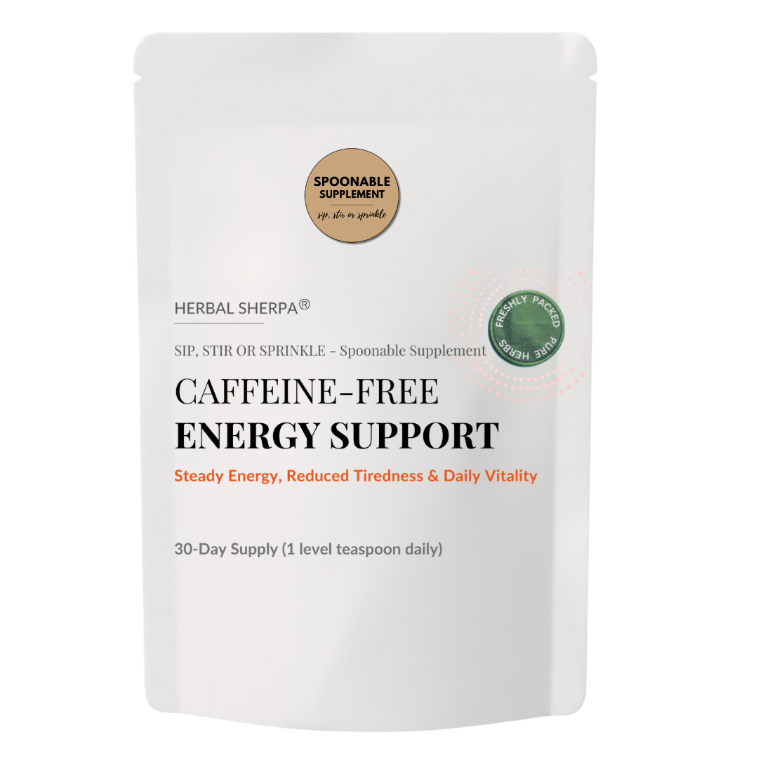 Caffeine-Free Energy Support – Steady Energy, Reduced Tiredness & Daily Vitality | 60g Vegan Powder