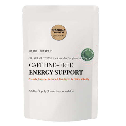 Caffeine-Free Energy Support – Steady Energy, Reduced Tiredness & Daily Vitality | 60g Vegan Powder