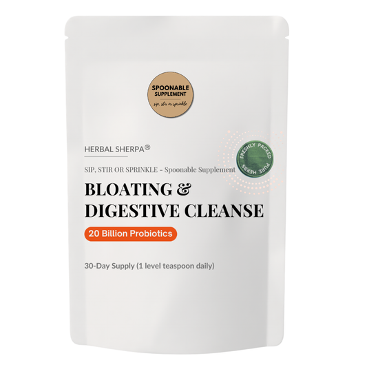 Digestive Balance & Gentle Cleanse — Daily Gut Support, Natural Fiber Blend & 20bn Probiotic Wellness | 60g Vegan Powder Blend