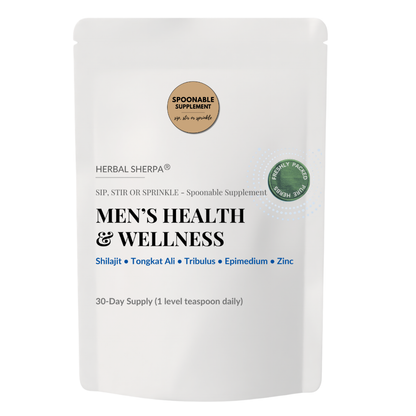 Men’s Vitality & Performance Support – Shilajit Tongkat Ali Tribulus | Botanical Powder 30 Day Supply