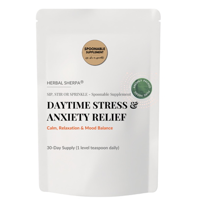 Stress and Anxiety Support– Chamomile, Reishi, Moringa, Ashwagandha Powder 60g