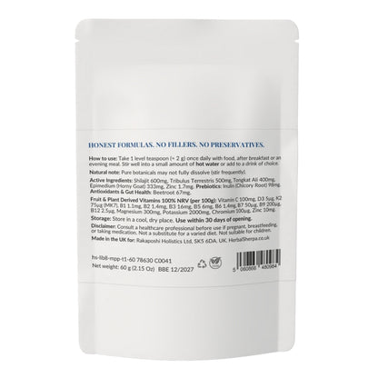 Men’s Libido & Performance Complex Botanical Powder (30-Days)