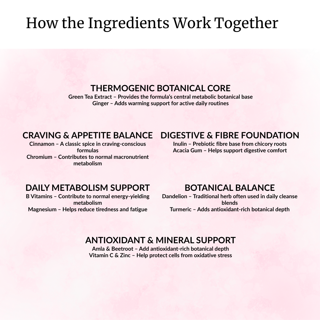 Weight Management & Metabolic Balance — Natural Energy, Cravings Support & Daily Wellness | 60g Vegan Powder Blend