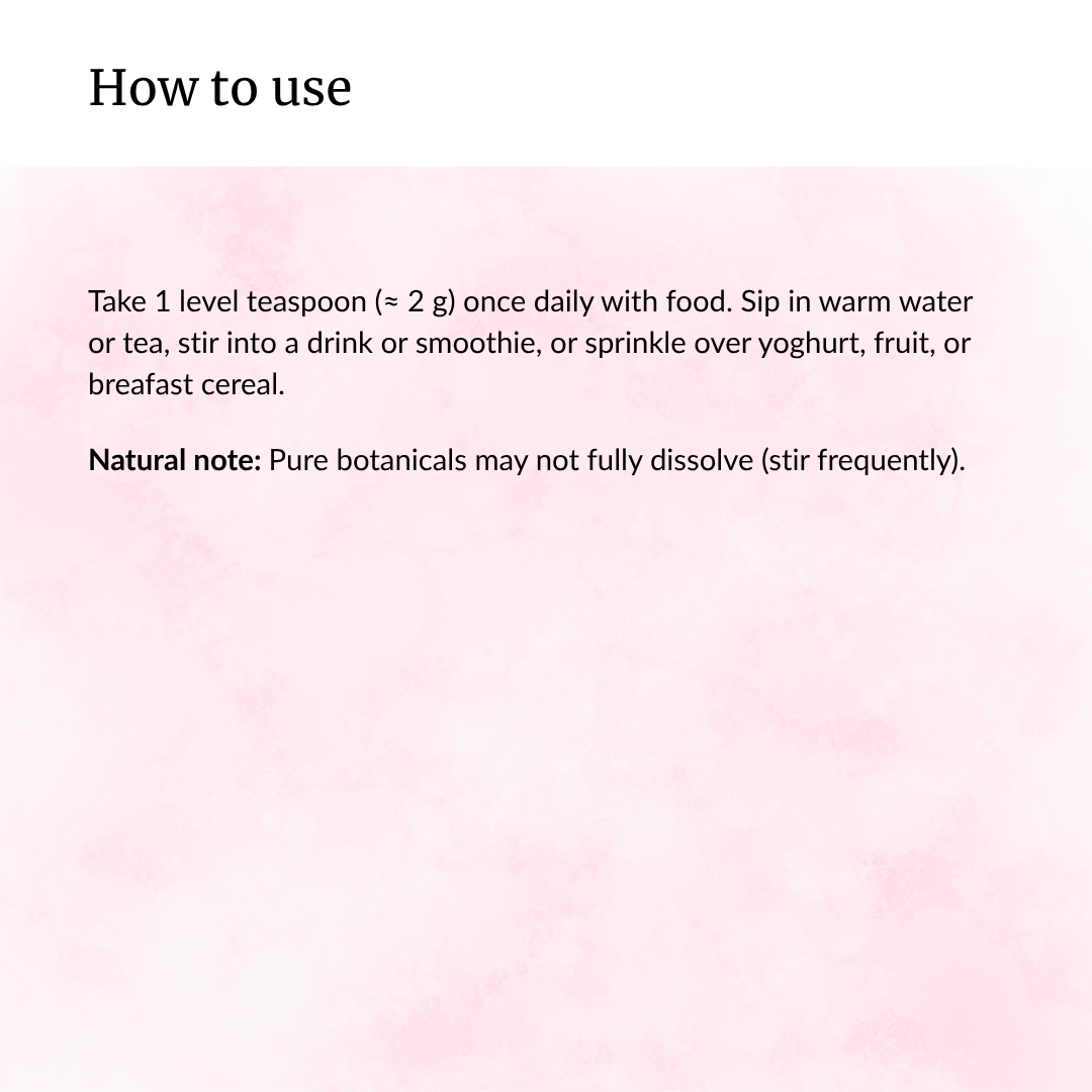 Perimenopause Support for Women – Sage Red Clover Botanical Powder | 30 Day Supply