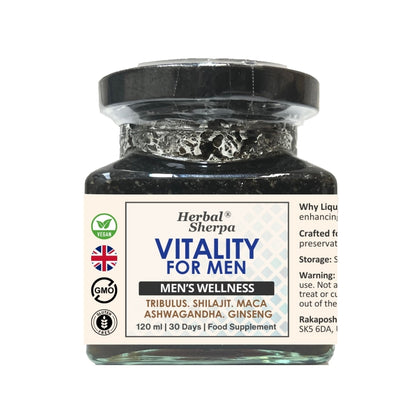 Men’s Testosterone and Libido Booster – Vitality and Stamina | Vegan (120 ml)