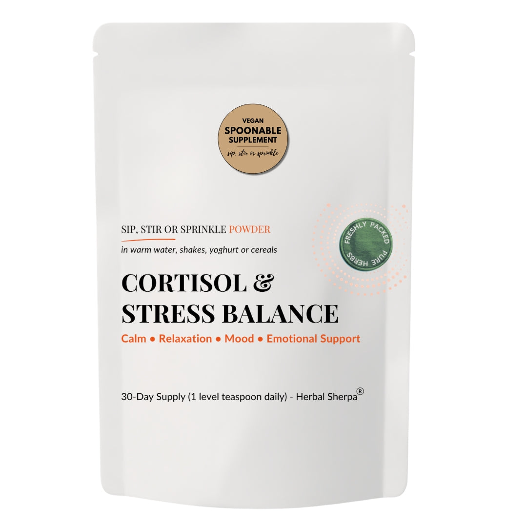 Cortisol & Stress Balance – Ashwagandha, Reishi, Chamomile & Moringa Powder 60g