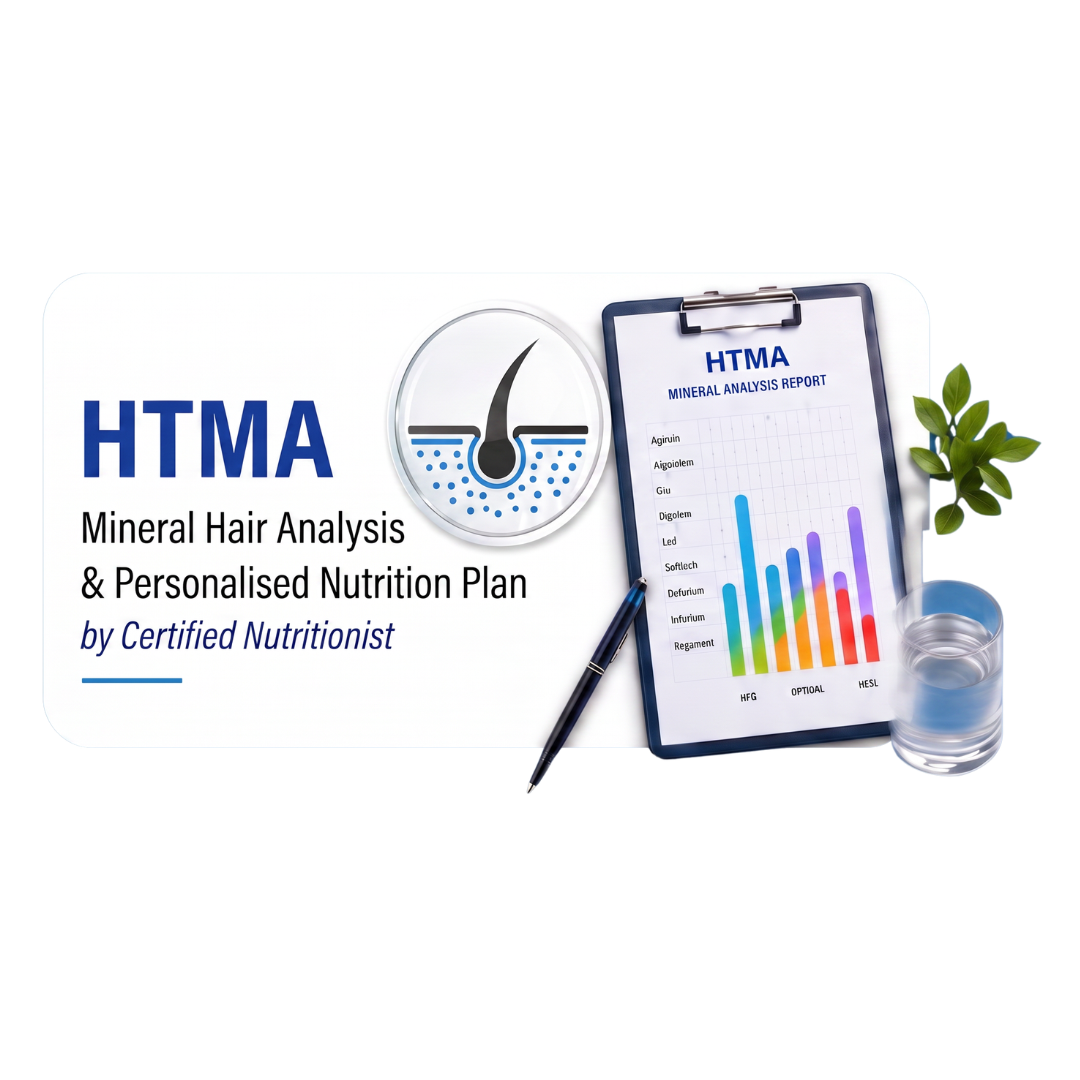Hair Tissue Mineral Analysis (HTMA) & Personalised Nutrition Plan