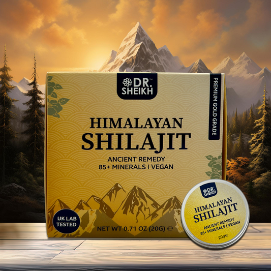 DrSheikh Himalayan Shilajit 8g & 15g - 100% Pure, Himalayan, Gold Grade, High Potency. UK LAB TESTED (Independent 3rd Party)